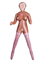 Надувная темнокожая кукла INFLATABLE SCARLET CONSTANCE - фото 216186