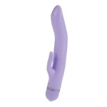 Фиолетовый вибратор Flexi Slider - 21 см. - фото 166711