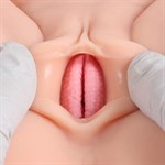 Мастурбатор Victoria с вагиной и анусом без вибрации  - фото 46258