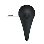 Черное вибрирующее эрекционное кольцо Bertram 36244