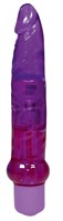 Фиолетовый гелевый анальный вибратор Jelly Anal - 17,5 см. - фото 142083