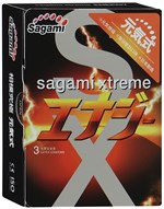 Презервативы Sagami Xtreme Energy с ароматом энергетика - 3 шт. - фото 46880