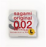 Презерватив Sagami Original 0.02 L-size увеличенного размера - 1 шт. - фото 184591