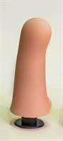 Женский страпон Harness с вагинальной пробочкой - 16,5 см. - фото 46900