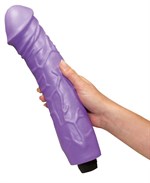 Фиолетовый вибратор-гигант Giant Lover - 33 см. - фото 142234