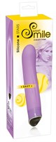 Фиолетовый вибратор Smile Easy - 22 см. - фото 1360823