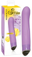 Фиолетовый вибратор Smile Easy - 22 см. - фото 217368