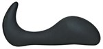 Анальный стимулятор с изогнутым стволом Black Velvet  - 10,5 см. - фото 264057