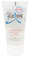Смазка на водной основе Just Glide с ароматом клубники - 50 мл.  - фото 142329