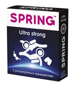 Ультрапрочные презервативы SPRING ULTRA STRONG - 3 шт. - фото 47049