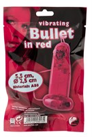 Красное виброяичко с пультом Bullet in Red - фото 1390641