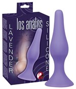 Фиолетовая анальная пробка Los Analos Lila Analplug - 13 см. - фото 74383
