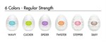 Набор из 6 мастурбаторов-яиц Tenga EGG Strong Sensations с различными рельефом - фото 47185
