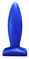 Синий анальный стимулятор Streamline Plug - 10 см. - фото 142750