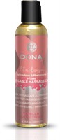Массажное масло DONA Vanilla Buttercream с ароматом ванильного крема - 125 мл. - фото 449932