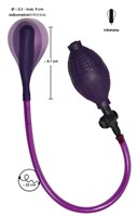 Фиолетовый анальный стимулятор с функцией расширения Anal Balloon - фото 1320477