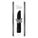 Классический чёрный вибратор со скошенным кончиком CLASSIC VIBE BLACK SMALL - 14 см. - фото 247430 Классический чёрный вибратор со скошенным кончиком CLASSIC VIBE BLACK SMALL - 14 см. - фото 247430