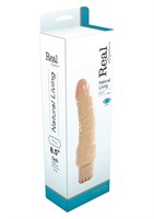 Реалистичный телесный вибратор REALISTIC VIBRATOR REAL RAPTURE WHIRL - 21,5 см. - фото 247453