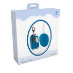 Голубое виброяйцо с пультом ДУ VIBRATING EGG PLEASURE SHIVER SMALL - фото 247474