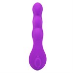 Фиолетовый вибратор UltraZone Paradise 9X Silicone Vibrator - 17,7 см. - фото 247612