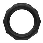 Черное эрекционное кольцо Maximus 55 - фото 1376232