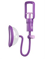 Фиолетовая клиторальная помпа Pleasure Pump - фото 1376359