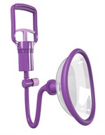 Фиолетовая клиторальная помпа Pleasure Pump - фото 478507