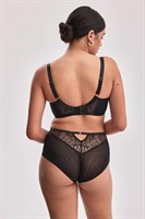 Черные трусики с высокой линией талии Beverly 306352