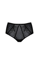 Черные трусики с высокой линией талии Beverly 306352