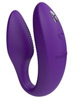 Фиолетовый вибратор для пар We-Vibe Sync 2 - фото 1376440