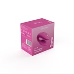 Розовый вибратор для пар We-Vibe Sync 2 - фото 1376451