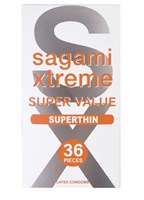 Ультратонкие презервативы Sagami Xtreme Superthin - 36 шт. - фото 32964