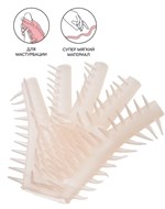 Телесная перчатка-мастубратор для чувственного массажа 309658 - фото 20388