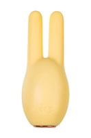 Желтый клиторальный стимулятор с ушками Mr. Bunny - фото 1376597