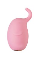 Розовый клиторальный стимулятор Mr. Elephant - фото 1376620