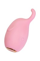 Розовый клиторальный стимулятор Mr. Elephant - фото 1376622