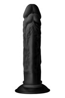 Черный анально-вагинальный фаллоимитатор Double Penetrator - 19,5 см. - фото 1376791