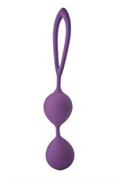 Фиолетовые вагинальные шарики Flirts Kegel Balls - фото 1376877