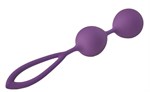 Фиолетовые вагинальные шарики Flirts Kegel Balls - фото 1376879