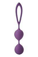Фиолетовые вагинальные шарики Flirts Kegel Balls - фото 1376881