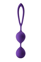 Фиолетовые вагинальные шарики Flirts Kegel Balls - фото 1376876