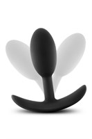 Черный анальный стимулятор Vibra Slim Plug Small - 8,8 см. - фото 1377080