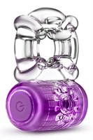 Фиолетовое эрекционное виброкольцо One Night Stand Vibrating C-Ring - фото 1377190