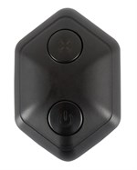 Черный вибростимулятор простаты Butt Plug с функцией расширения - 10,7 см. - фото 1377840