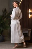 Элегантный длинный запашной халат Melani - фото 1377868