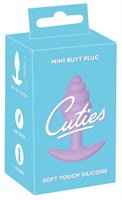Фиолетовая анальная втулка Mini Butt Plug - 7,5 см. - фото 1377921