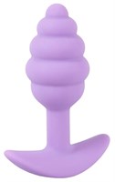 Фиолетовая анальная втулка Mini Butt Plug - 7,5 см. - фото 1377922