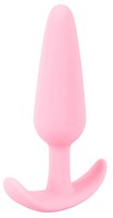Розовая анальная втулка Mini Butt Plug - 8,4 см. - фото 1377930