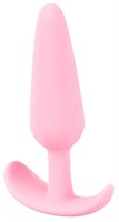 Розовая анальная втулка Mini Butt Plug - 8,4 см. - фото 1377931
