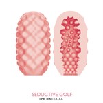 Розовый мастурбатор-яйцо Seductive Golf 313633